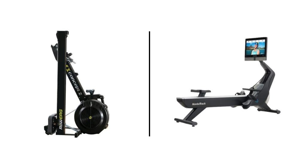 Concept2 Model D vs NordicTrack RW900 Rower - Footprint