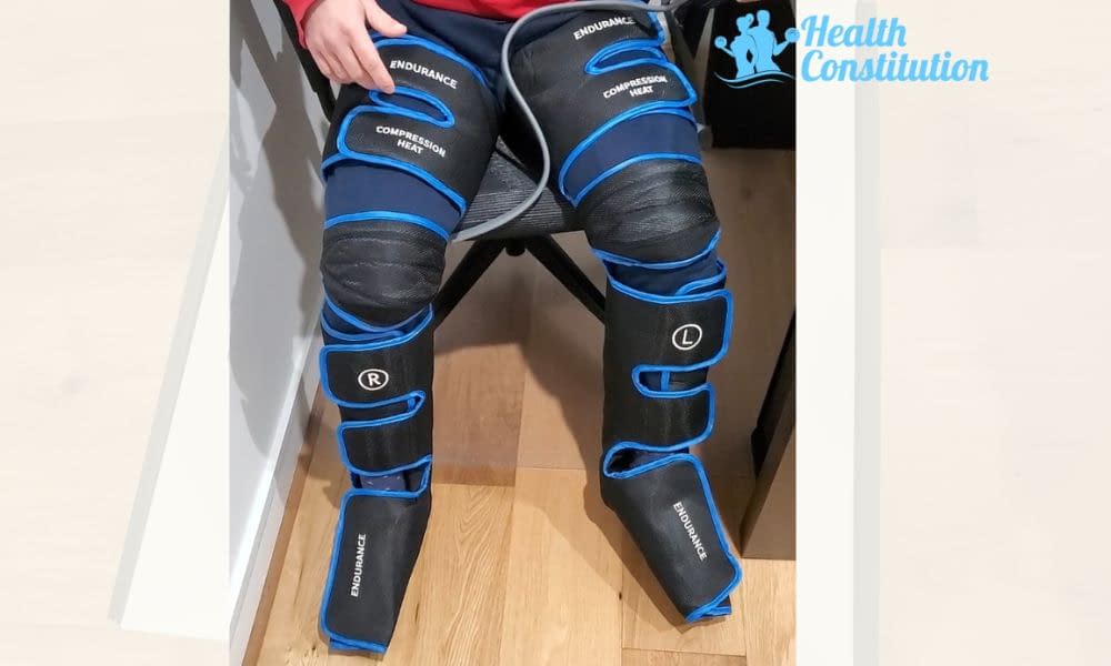 Wearing the Endurance Smart Compression Boots