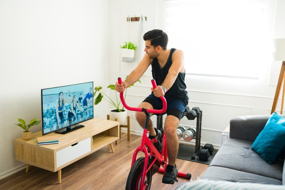 Compact Exercise Bike at Home