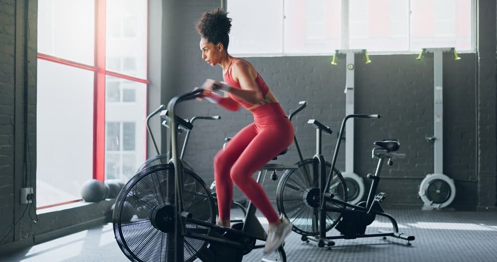 HIIT Cycling Workout at the Gym